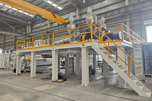 Línea de película CPP en las instalaciones de los clientes